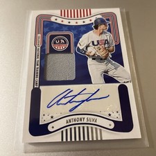 2024 Panini Stars & Stripes USA Anthony Silva GAME-USED RELIC AUTO #SM-AS (C1)