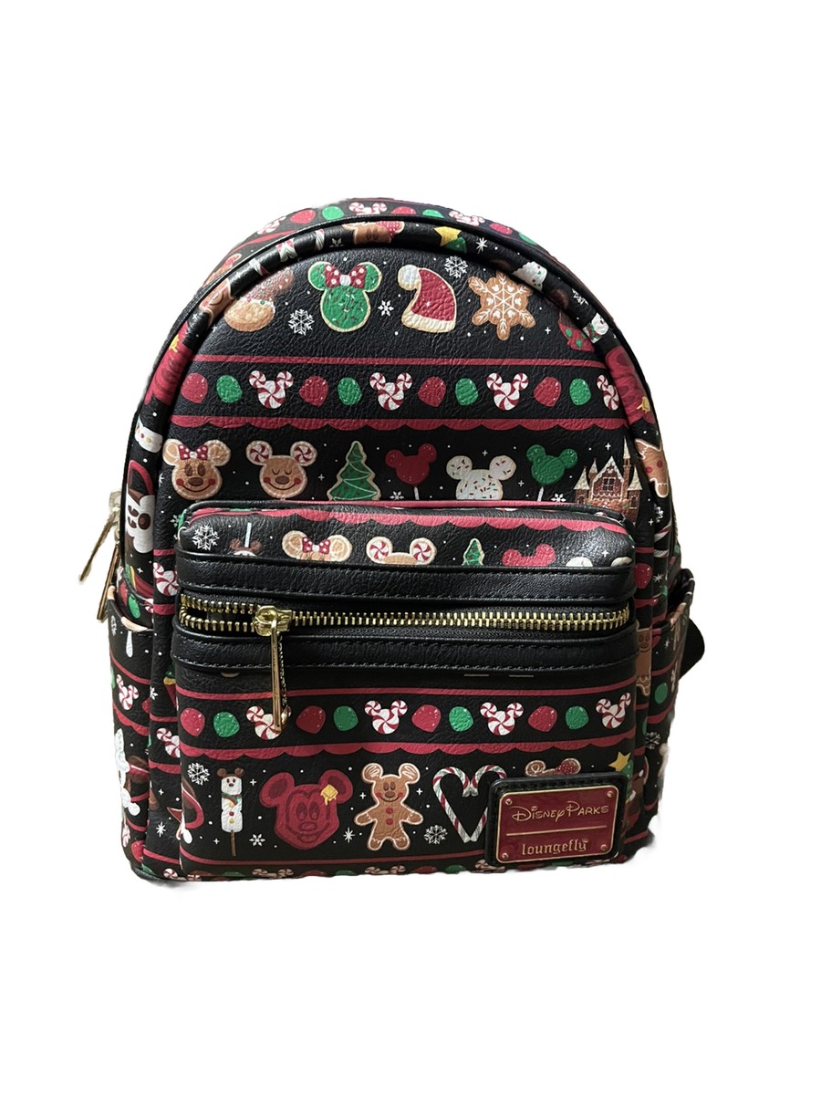 disney parks food icons mini backpack by loungefly Loungefly Disney Parks Holiday Christmas Snacks 2019 Food Icons Mini  Backpack