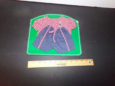 APPROX 14IN SIZE DOLLS   SHORT SET 000 BLUE/RED