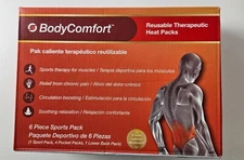BodyComfort Reusable Therapeutic Heat Packs 6 Piece Sports Pak