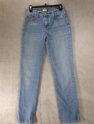 Levi's Women's Perfectly Slimming Straight 512 Jeans Distressed Size 6 Straight