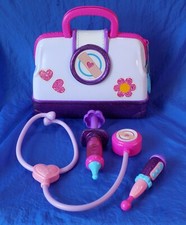 Disney Doc McStuffins Medical Bag w/ Accessories  Tested/ Working Stethoscope