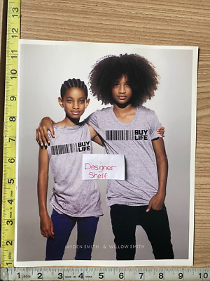 Willow & Jayden Smith Keep A Child Alive Book Photograph By Markus + Indrani