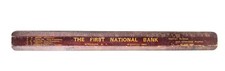 First National Bank Syracuse NY Advertising Wooden Ruler Executive Promo 12"