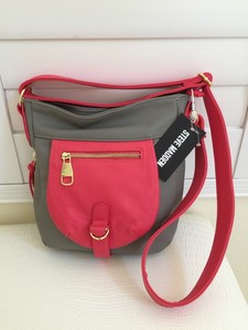 STEVE MADDEN CROSSBODY BAG Purse Handbag Medium Grey ...