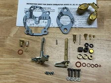 Allis Chalmers B, C, Zenith Complete Carburetor kit 9804 9805 with float