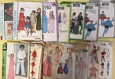 14 Patterns 1970s SIMPLICITY 8714 8221 8281 BATMAN SUPERMAN McCALLS 5254 5321