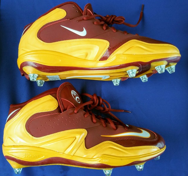 Nike Size 15 Zoom Merciless Football Cleats Red Gold 548529632 Brand