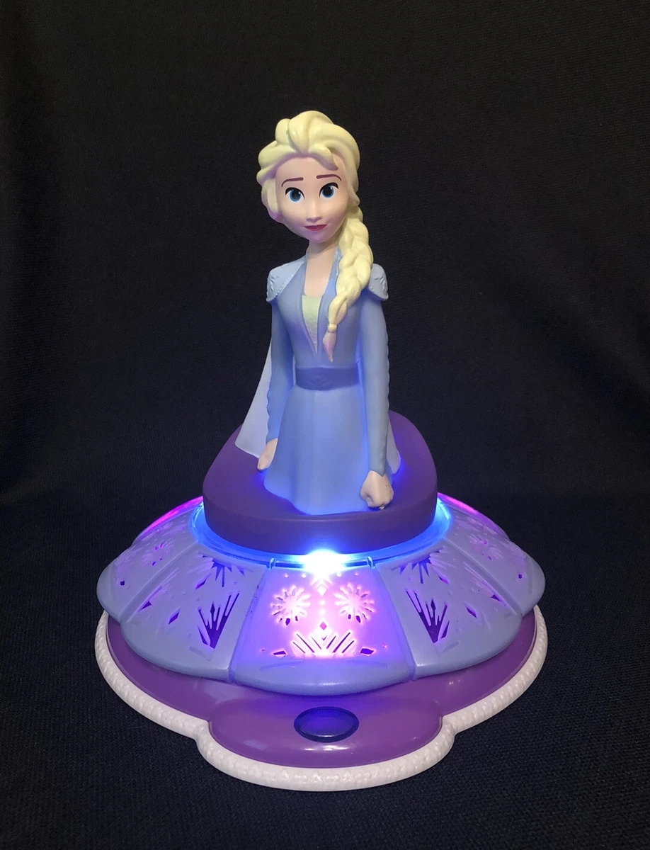 Disney Frozen Elsa Singing Spinning Night Light eBay