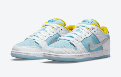 FTC x Nike SB Dunk Low Pro ''Lagoon Pulse'' DH7687-400 US Mens Size 7.5