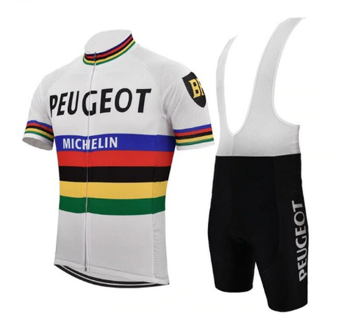 Kit Maillot+Cuissard Peugeot-BP Eddy Merckx cycliste retro vintage classic cyclo - Photo 1/12