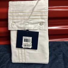 Ralph Lauren Organic Handkerchief Embroidery Sham, Euro Coastal Sand