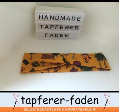 NEU - Bandeau - Haarband - selbstgenäht - KU 51/52
