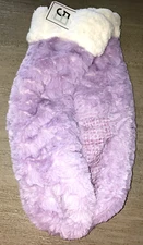womens NEW NWT SLIPPER SOCKS LIGHT PURPLE VERY THICK SOFT GRIPPER BOTTOMS NICE!