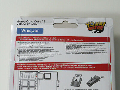 Hori Nintendo 3DS/DS Game Card Case 12 Yo-kai Watch Whisper Hori Nintendo 3DS/DS Game Card Case 12 Yo-kai Watch Whisper