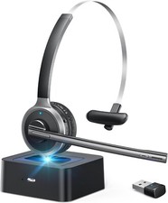 Noise Cancelling Bluetooth Headset Wireless Headphone for Trucker Truck Driver