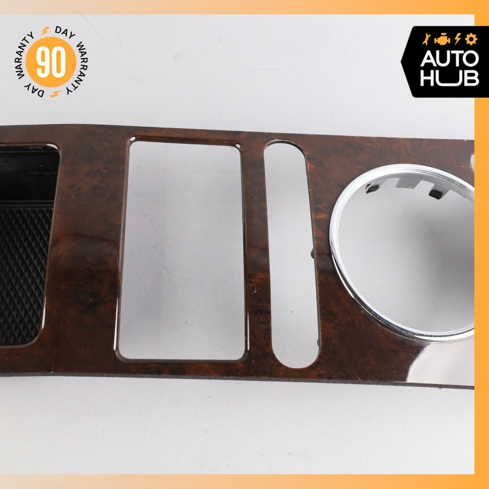 03-13 Bentley Continental GT GTC Center Console Shifter Trim Bezel Wood OEM 73k