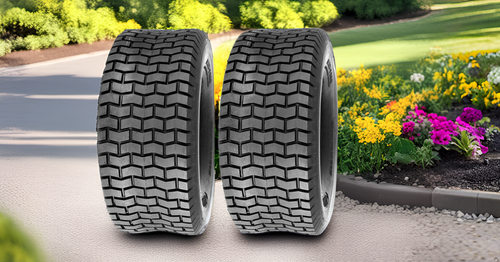 Dos neumáticos de césped tractor cortadora de césped 20x10.00-8 20x10-8 4 capas envío gratuito - Imagen 6 de 8