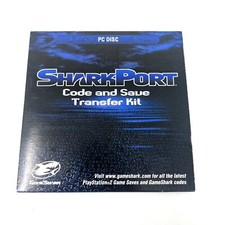 SharkPort Code Save Memory Game Transfer PC Disc  Sleeve Playstation 2 PS2 EUC