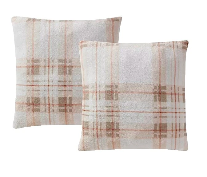 Plaid 100% Polyester Living Room Contemporary Home Décor Pillows