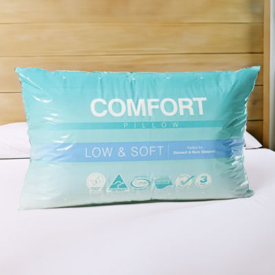 Adairs Comfort Low Soft Standard Pillow Ultra-fresh Anti-Microbial  Protection