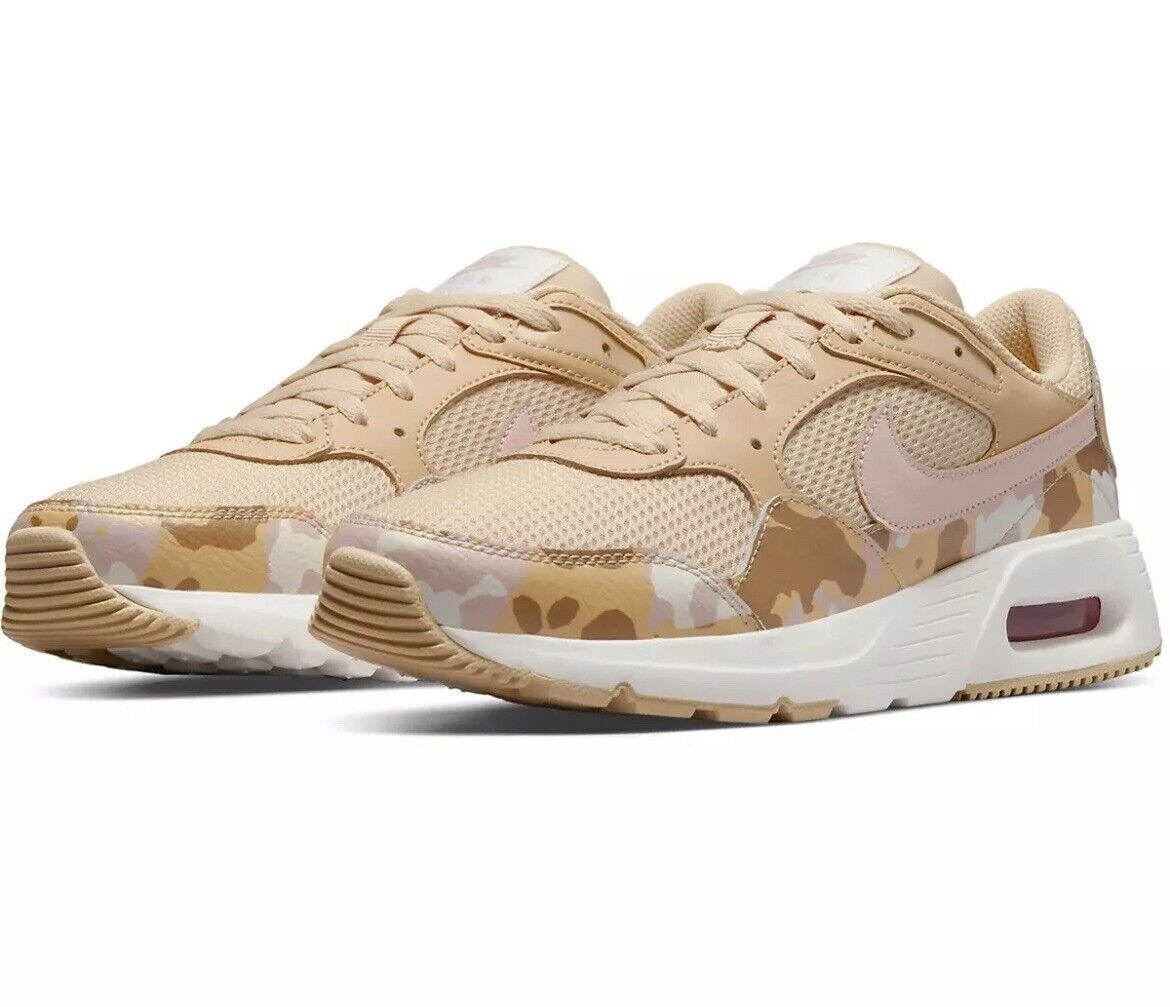 Nike Air Max SC Running Shoes Tan White Pink Brown DX3733-200