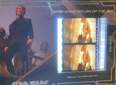STAR WARS 2017 TOPPS MASTERWORK FCR-26 FILM CEL RELIC ABOVE THE SARLACC PIT V1