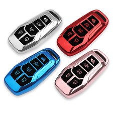 Funda Carcasa Llavero Control Remoto Coche 5 Botones Para Ford F150 Mondeo Edge 2015-2019