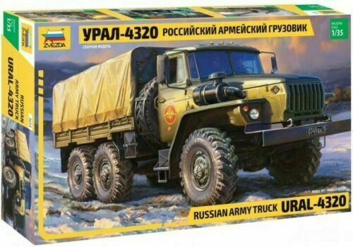 Zvezda 3654 Ural 4320 Russian Army Truck 1:35 Scale Model