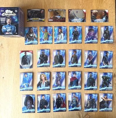 LOT - 28 CARTES TOPPS - MARVEL CHROME 2025 - EN - Photo 1/4
