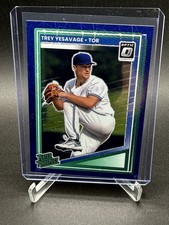 2025 Panini Donruss - Optic Rated Prospects Trey Yesavage #163 Blue Velocity 