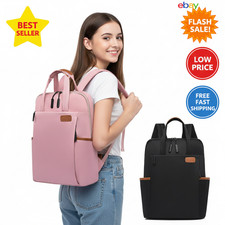 WOMEN GIRLS LAPTOP BACKPACK RUCKSACK SHOULDER BAG TEENAGER WORK TRAVEL SCHOOL UK