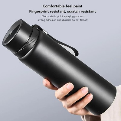Isolierte Wasserflasche Edelstahl 1000 ml Thermos Thermoskanne