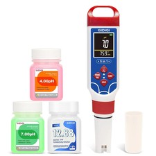 5 in 1 pH Meter for Water TDS EC Salinity Tester for Salt Water Pool