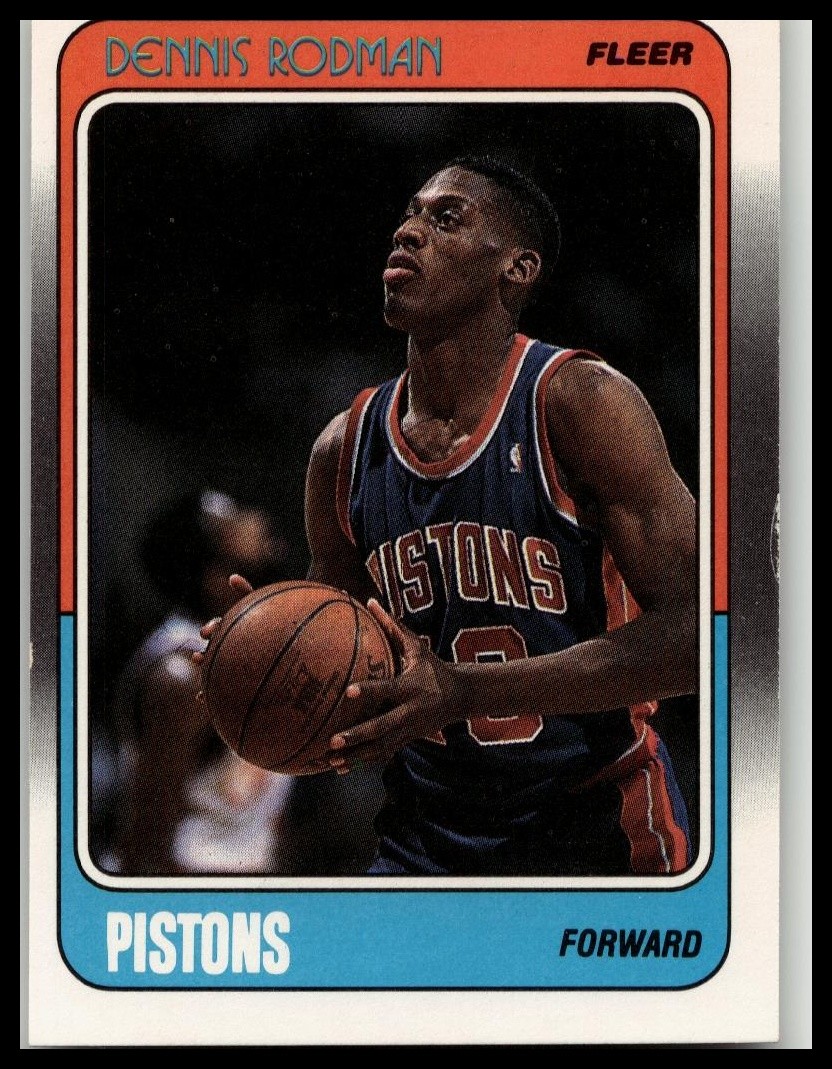 Fleer 1988-89 Fleer Dennis Rodman #43 Basketball