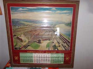 Pennsylvania Railroad Original 1957 "Conway Yard" Railroad Calander