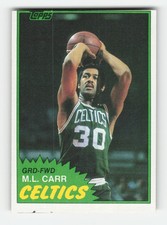 1981-82 Topps #E72 M.L. Carr Excellent