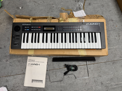 Roland Alpha Juno-1 Synthesizer Keyboard Tested 220V w/ Manual | eBay