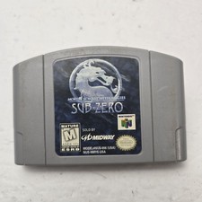Mortal Kombat Mythologies: Sub-Zero (Nintendo 64, 1997) CARTRIDGE ONLY