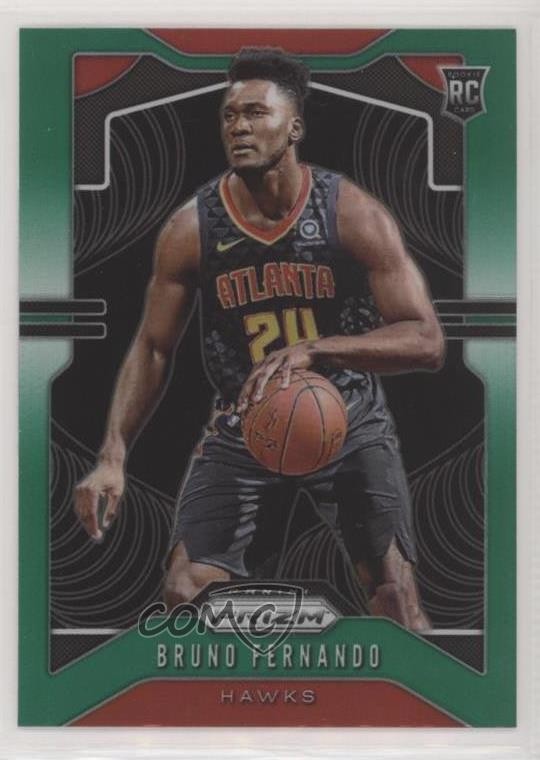 2019-20 Panini Prizm Rookie Green Prizm Bruno Fernando #277 Rookie RC 09wc