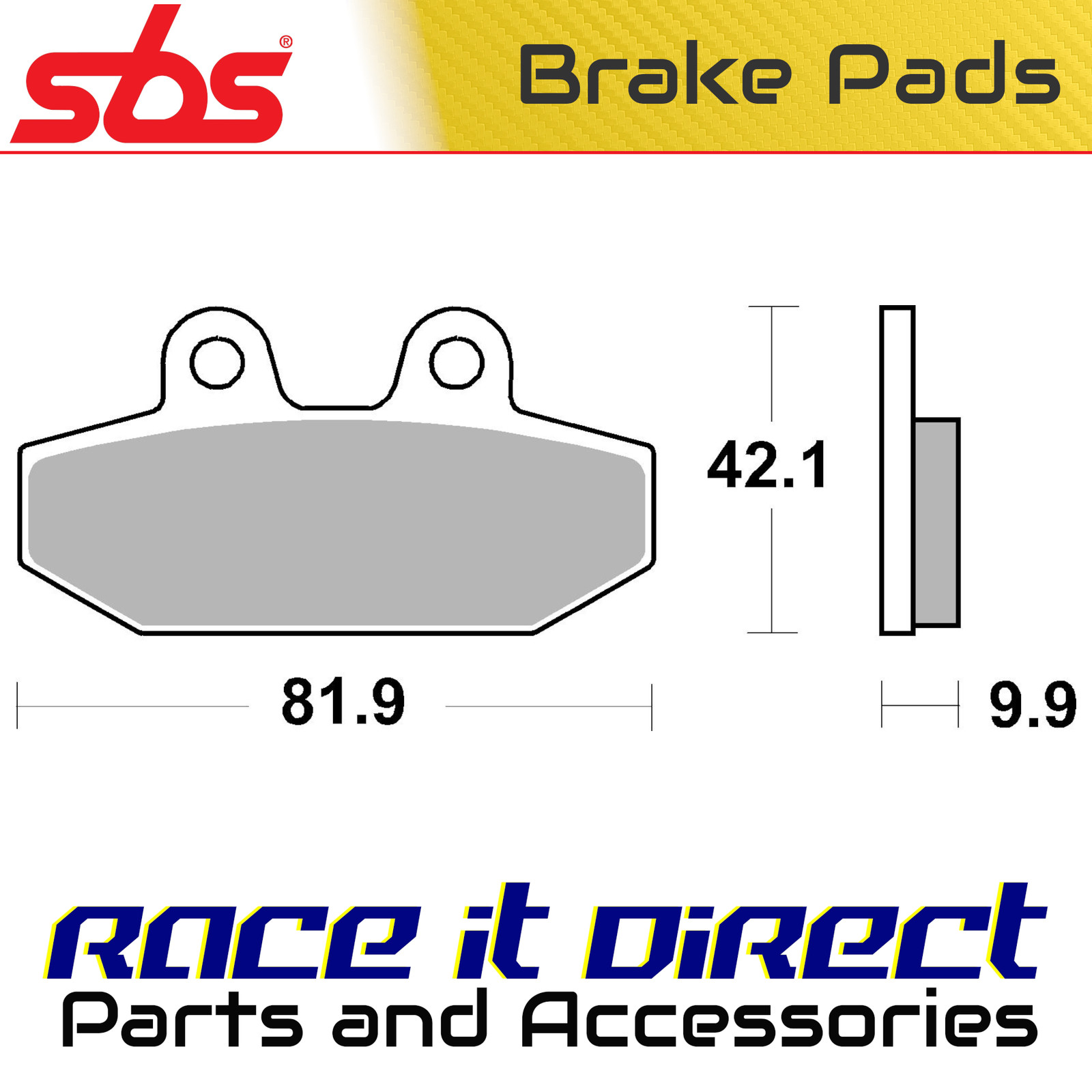 Brake Pads for HARLEY SOFTAIL FAT BOB 1860 FXFBS 2019 Rear HLS Street SBS - Image 3