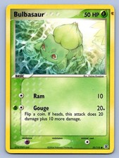BULBASAUR 55/112 COMMON FIRERED & LEAFGREEN POKEMON MP on eBay