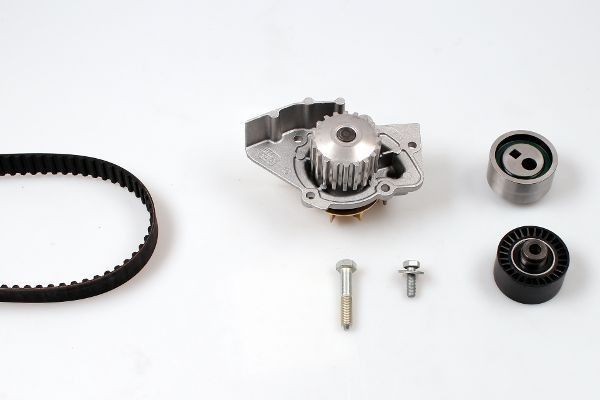 Wasserpumpe Plus Zahnriemensatz Hepu PK08412 FÜR CitroËN Passend FÜR Fiat-image