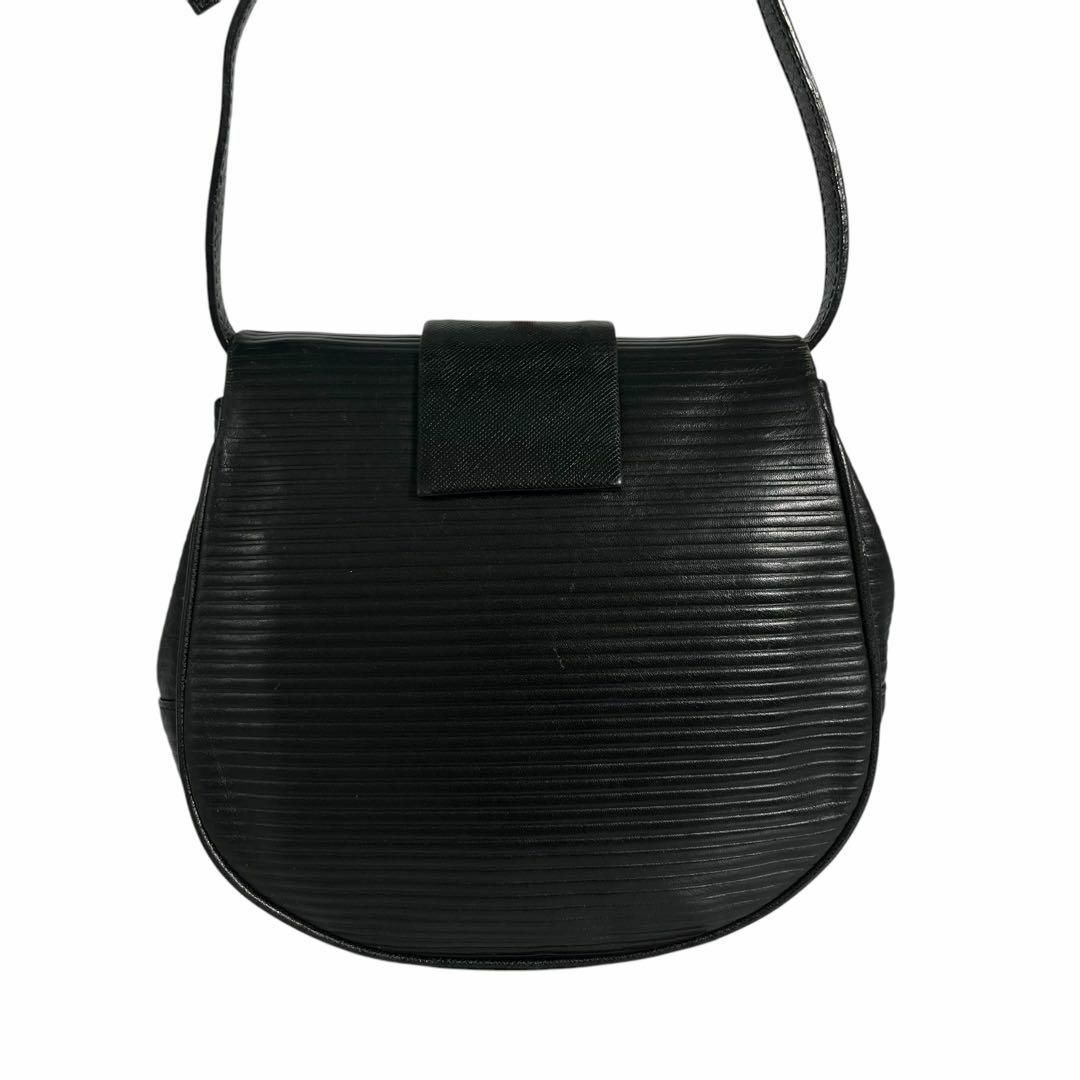 Borsa a tracolla Yves Saint Laurent YSL Cassandra in pelle nera autentica F0606505