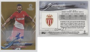 2017-18 Topps Chrome UCL Gold Refractor Auto /50 Joao Moutinho #26 Auto