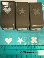Stampin Up ITTY BITTY ACCENTS Mini Paper Punches Pack Punch Set of 3