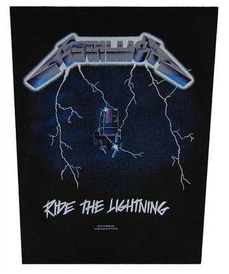 #ad #ad Large Metallica Ride the Lightning Sew On Battle Jacket Back Patch OFFICIAL $19.99