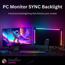 USB PC Monitor Back Strip Light RGB+IC | Music Sync | Gaming & Movie Screen Sync