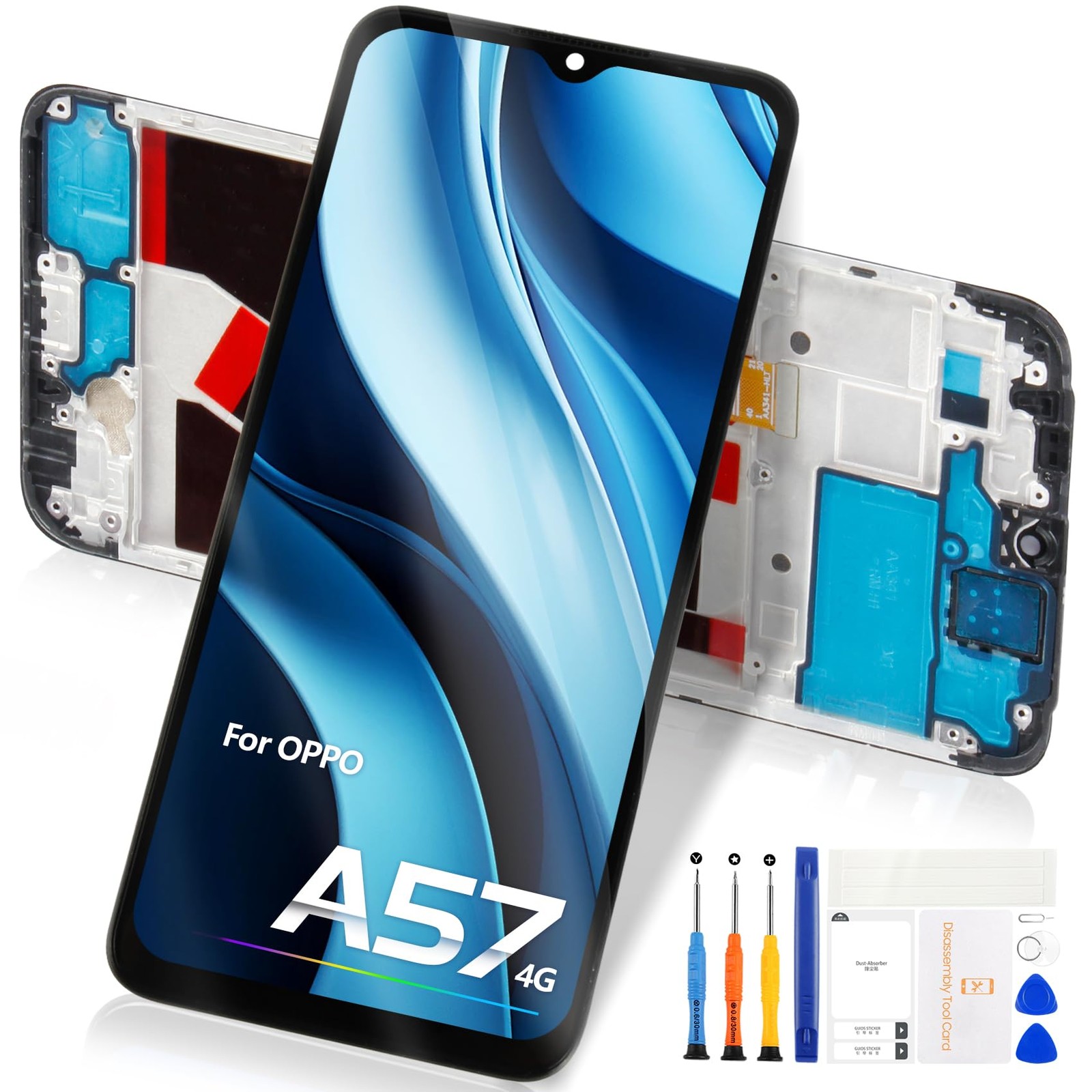 Atwist LCD Display per Oppo A57 4G CPH2387 / A57s CPH2385 - per Oppo A57 (X7f)