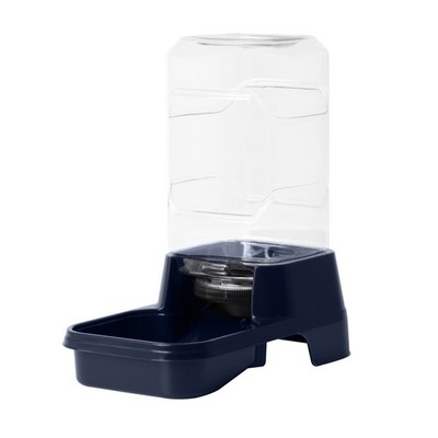 Vibrant Life XS Gravity Pet Waterer   0.4 Gallon, Navy for Dogs & Cats